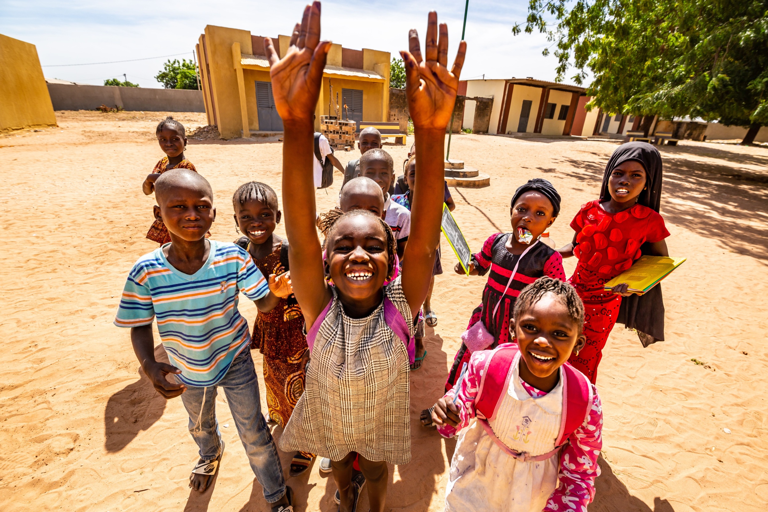 Grupa dzieci w Senegalu, fot. Shutterstock