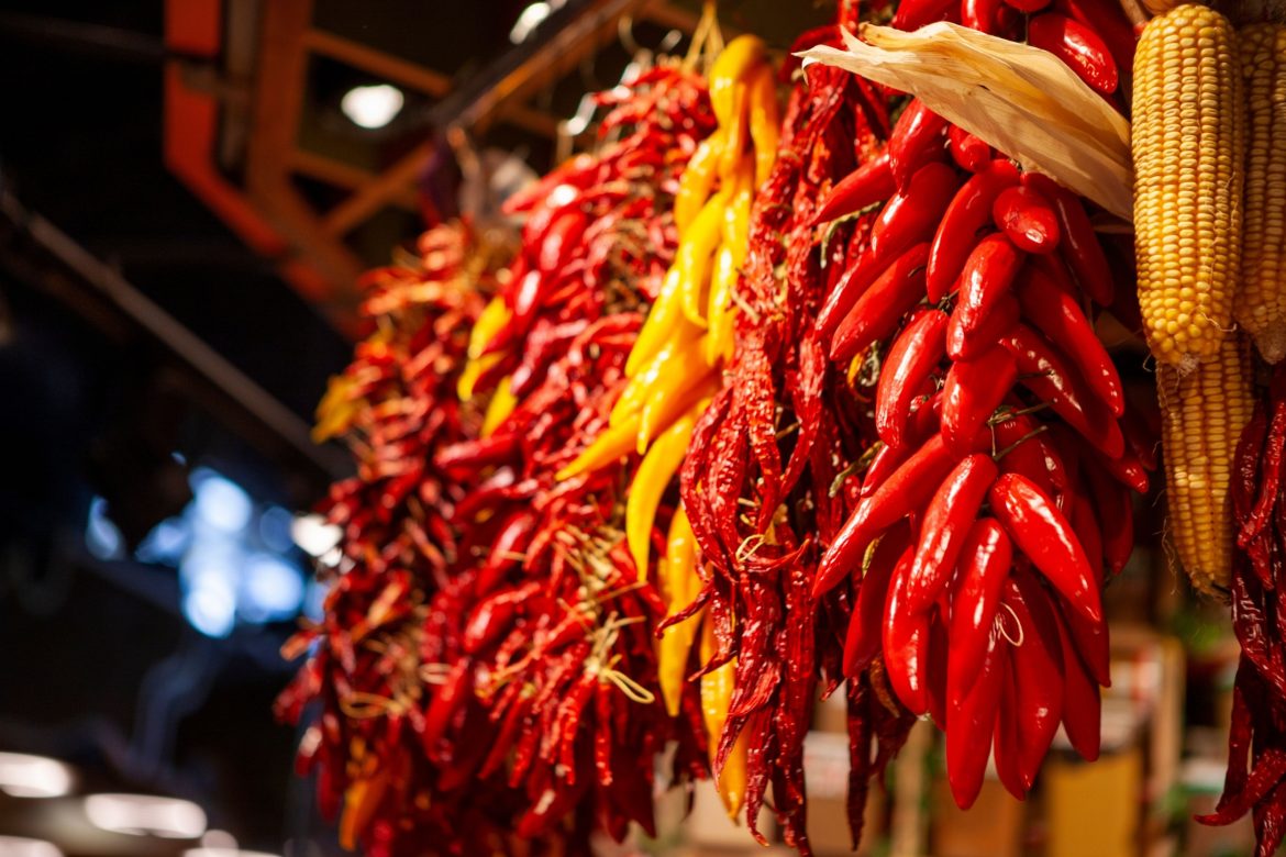 Chili, papryka, żywność Chili, papryka, żywność