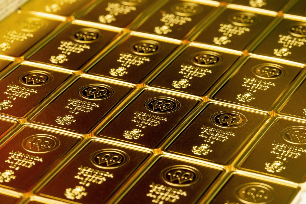 Złoto, popyt na złoto, sztabki, kruszec, fot. Mennica Polska