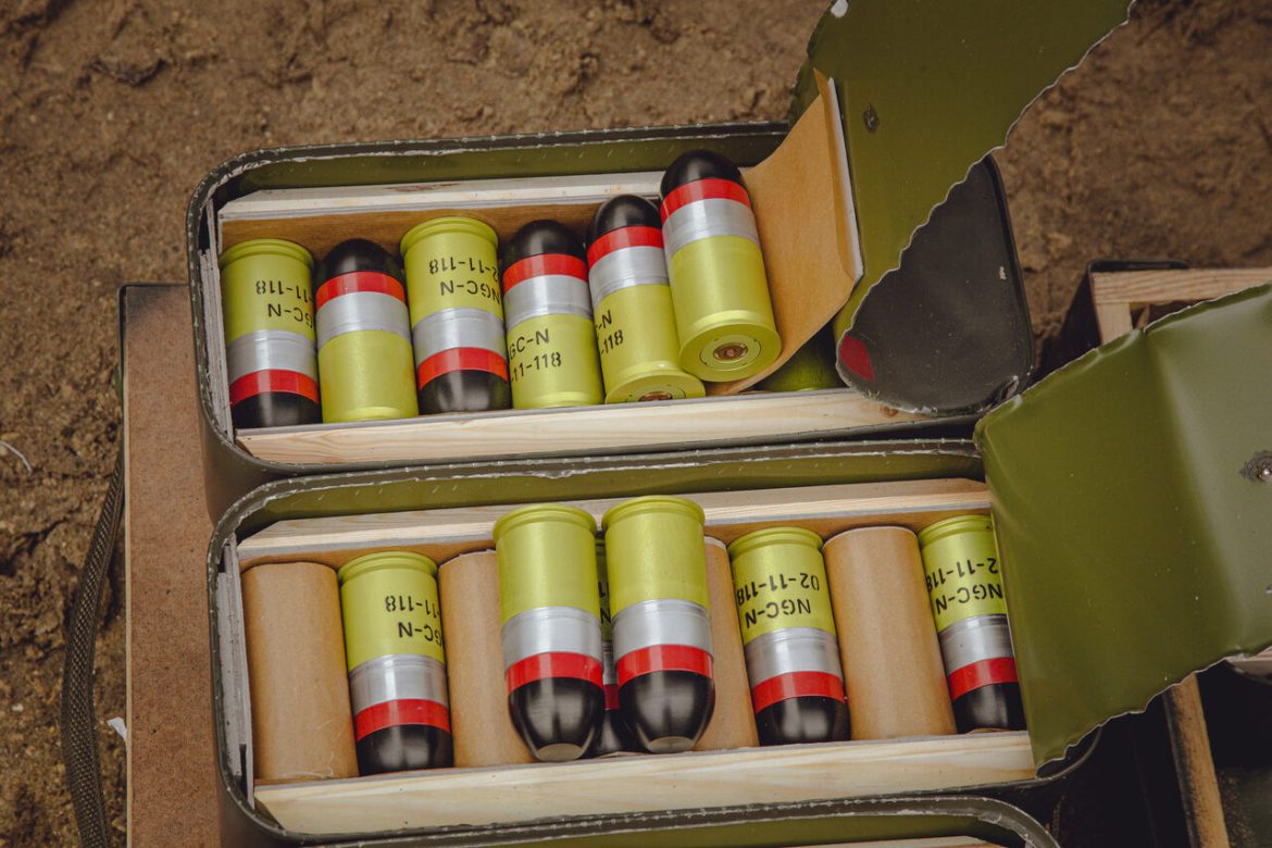 Produkcja amunicji, Amunicja 40 mm, fot. Materiały Prasowe Grupy Niewiadów-PGM