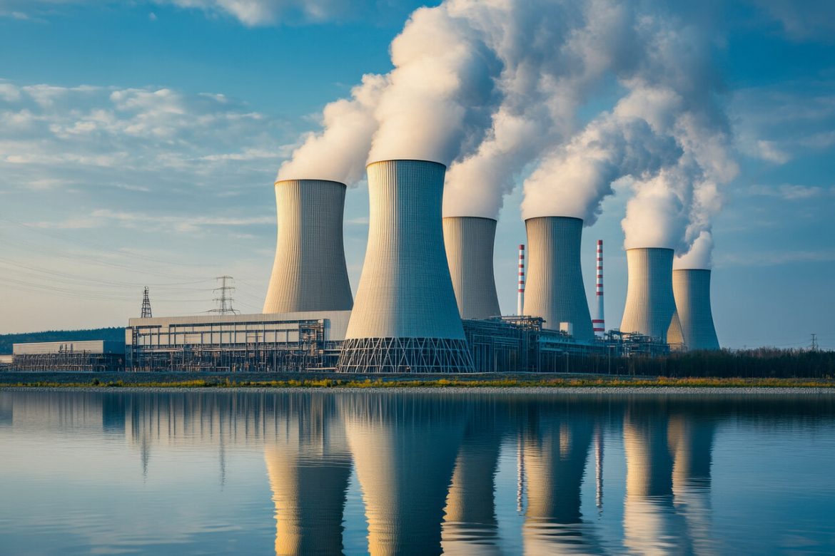 Budowa elektrowni jądrowej, energetyka atomowa, PEJ, fot. Vecteezy/Yevhen Smyk